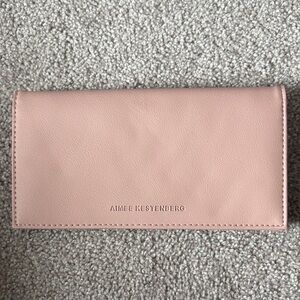 Aimee Kestenberg Dusty Pink Long Leather Wallet